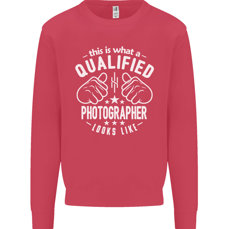 A Qualified Photographer Looks Like Mens Sweatshirt Jumper Heliconia