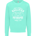 A Qualified Photographer Looks Like Mens Sweatshirt Jumper Peppermint