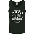 A Qualified Photographer Looks Like Mens Vest Tank Top Black