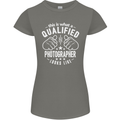 A Qualified Photographer Looks Like Womens Petite Cut T-Shirt Charcoal