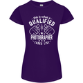 A Qualified Photographer Looks Like Womens Petite Cut T-Shirt Purple