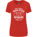A Qualified Photographer Looks Like Womens Wider Cut T-Shirt Red