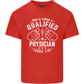 A Qualified Physician Looks Like Mens Cotton T-Shirt Tee Top Red