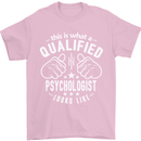 A Qualified Psychologist Looks Like Mens T-Shirt Cotton Gildan Light Pink