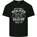 A Qualified Sales Rep Looks Like Mens Cotton T-Shirt Tee Top Black