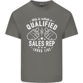 A Qualified Sales Rep Looks Like Mens Cotton T-Shirt Tee Top Charcoal