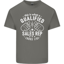 A Qualified Sales Rep Looks Like Mens Cotton T-Shirt Tee Top Charcoal
