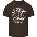 A Qualified Sales Rep Looks Like Mens Cotton T-Shirt Tee Top Dark Chocolate
