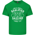A Qualified Sales Rep Looks Like Mens Cotton T-Shirt Tee Top Irish Green