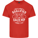 A Qualified Sales Rep Looks Like Mens Cotton T-Shirt Tee Top Red