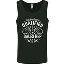 A Qualified Sales Rep Looks Like Mens Vest Tank Top Black