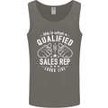 A Qualified Sales Rep Looks Like Mens Vest Tank Top Charcoal