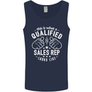 A Qualified Sales Rep Looks Like Mens Vest Tank Top Navy Blue