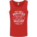 A Qualified Sales Rep Looks Like Mens Vest Tank Top Red