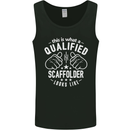 A Qualified Scaffolder Looks Like Mens Vest Tank Top Black