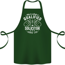 A Qualified Solicitor Looks Like Cotton Apron 100% Organic Forest Green