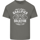 A Qualified Solicitor Looks Like Mens Cotton T-Shirt Tee Top Charcoal