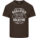 A Qualified Solicitor Looks Like Mens Cotton T-Shirt Tee Top Dark Chocolate