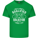 A Qualified Solicitor Looks Like Mens Cotton T-Shirt Tee Top Irish Green