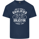 A Qualified Solicitor Looks Like Mens Cotton T-Shirt Tee Top Navy Blue