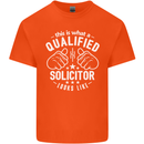 A Qualified Solicitor Looks Like Mens Cotton T-Shirt Tee Top Orange