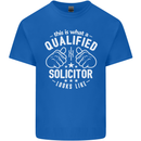 A Qualified Solicitor Looks Like Mens Cotton T-Shirt Tee Top Royal Blue