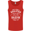 A Qualified Solicitor Looks Like Mens Vest Tank Top Red