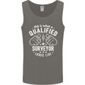 A Qualified Surveyor Looks Like Mens Vest Tank Top Charcoal