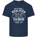 A Qualified Taxi Driver Looks Like Mens Cotton T-Shirt Tee Top Navy Blue
