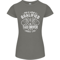 A Qualified Taxi Driver Looks Like Womens Petite Cut T-Shirt Charcoal