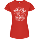 A Qualified Taxi Driver Looks Like Womens Petite Cut T-Shirt Red