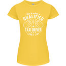 A Qualified Taxi Driver Looks Like Womens Petite Cut T-Shirt Yellow