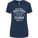 A Qualified Taxi Driver Looks Like Womens Wider Cut T-Shirt Navy Blue