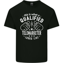A Qualified Telemarketer Looks Like Mens Cotton T-Shirt Tee Top Black