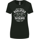A Qualified Tractor Driver Looks Like Womens Wider Cut T-Shirt Black