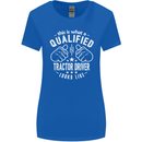 A Qualified Tractor Driver Looks Like Womens Wider Cut T-Shirt Royal Blue