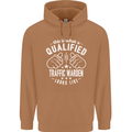 A Qualified Traffic Warden Looks Like Mens 80% Cotton Hoodie Caramel Latte