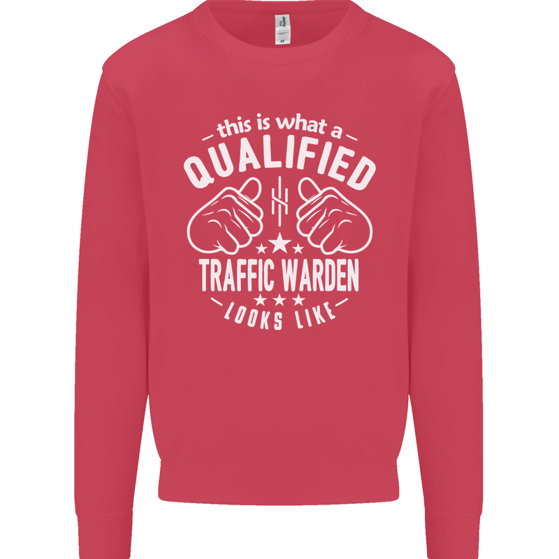 A Qualified Traffic Warden Looks Like Mens Sweatshirt Jumper Heliconia