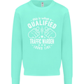 A Qualified Traffic Warden Looks Like Mens Sweatshirt Jumper Peppermint