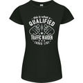 A Qualified Traffic Warden Looks Like Womens Petite Cut T-Shirt Black
