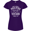 A Qualified Traffic Warden Looks Like Womens Petite Cut T-Shirt Purple