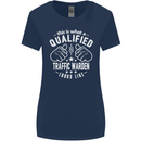 A Qualified Traffic Warden Looks Like Womens Wider Cut T-Shirt Navy Blue