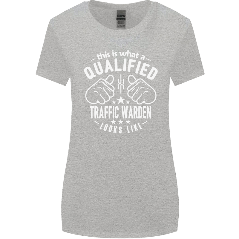 A Qualified Traffic Warden Looks Like Womens Wider Cut T-Shirt Sports Grey
