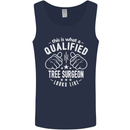 A Qualified Tree Surgeon Looks Like Mens Vest Tank Top Navy Blue