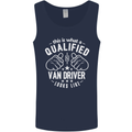 A Qualified Van Driver Looks Like Mens Vest Tank Top Navy Blue