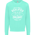 A Qualified Zoologist Looks Like Mens Sweatshirt Jumper Peppermint