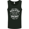 A Qualified Zoologist Looks Like Mens Vest Tank Top Black