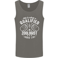 A Qualified Zoologist Looks Like Mens Vest Tank Top Charcoal
