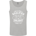 A Qualified Zoologist Looks Like Mens Vest Tank Top Sports Grey