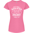 A Qualified Zoologist Looks Like Womens Petite Cut T-Shirt Azalea